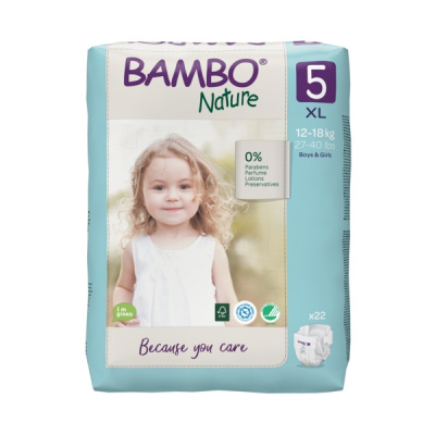 Эко-подгузники Bambo Nature 4 (7-14 кг), 24 шт купить оптом в Нальчике