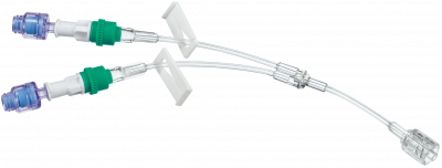 Удлинительная Y-линия с 2-мя коннекторами Сэйффлоу и возвратным клапаном 12 см купить оптом в Нальчике